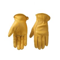 카이맨 사슴가죽 작업장갑, 1330K(베이직옐로우)