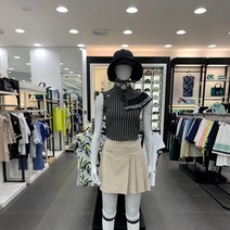 힐크릭 여성골프웨어 여성민소매 티셔츠핀코드러플 조끼 2color 1HCTSM2905