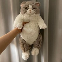 아트박스/콤비니 무릎인형★잠자는 쓰야쓰야 고양이(GY)