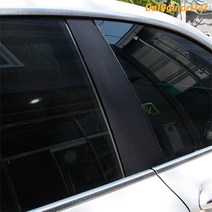 BMW 5GT 데칼 B C 필러 카본스티커 랩핑 F07, 화이트카본
