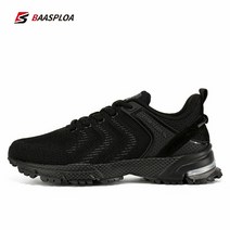 마라톤화 Baasploa- 미끄럼 방지 충격 흡수 운동화 여성용 패션 야외 하이킹 신발 테니스 여성 러닝화