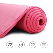 채연몰 프리미엄 홈트 요가 운동 대형 와이드 두꺼운 안밀리는 요가매트 층간소음운동매트 요가매트스트랩, 핑크