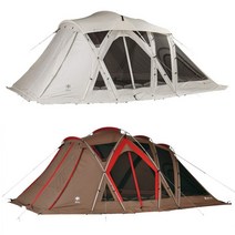 스노우피크 리빙쉘 롱프로 TP-660IV 4인 6인 텐트, 4인용, 브라운