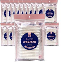 맘스베이비 위생면봉 유아용 신생아용면봉 신생아용개별포장면봉, 신생아용개별포장면봉20개