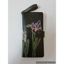 [광주 예인공방] 청초한 꽃내음 통가죽 폰케이스 - 지폐수납형