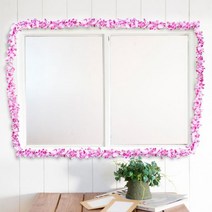 일음쇼핑^^*m꽃장식 조화 넝쿨 (2m) 핑크 인테리어 벽장식 장식 조경 도구일medi^*^