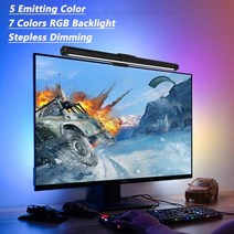 휴대용 모니터 4k 13인치 15인치 stepless dimmable led 책상 램프, 스크린 라이트 바