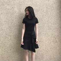 블랙 원피스 고감혁 본풍 감령 플레어 스커트 마린룩 힙스터 원피스