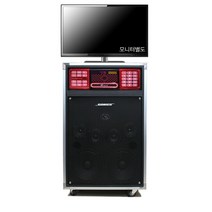 PRO-2200set 금영/태진 가정용 업소용 노래방기계 세트 이동식 노래방기기 효도선물 부모님선물 집들이선물 펜션 학원 호성음향, 블랙 가정용반주기 금영K300-유선2개