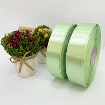 포장 리본 끈 제이제이리본 고밀도주자 45M 2롤 (10mm 15mm), 15mm, 배추