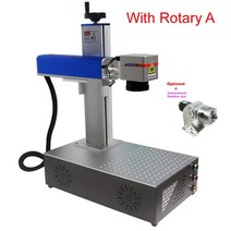 레이저 마킹기 핸드 마킹기 날짜 날인기 섬유 레이저 마킹 머신 최대 금속 조각 쥬얼리 조각사 카드 실버 골드 스틸 절단 기계, 17.With Rotary A - 30W 70x70mm
