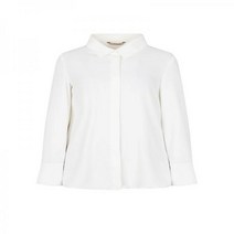 [더아이잗] 더 아이잗 더 아이잗 히든 버튼 카라 블라우스 IJ1M0BL70 (IJ1M0B