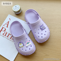 2023 펀칭 여성 미끄럼 방지 샌들 비치화 7D847
