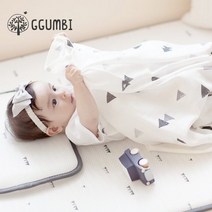 [꿈비] 소프트 거즈 블랭킷 아기 여름 이불 유아 신생아 겉싸개