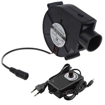 송풍기 낙엽 EU 플매트 카펫 러그 요리 바베큐 팬 조정 가능한 속도 100V 240V 어댑터 나무 스토브 화재 스타터 풍량 4500R, 01 33MM