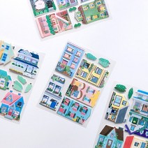 바보사랑 우리마을 빅하우스 씰스티커.미야문구샵, 01빅하우스_주택A