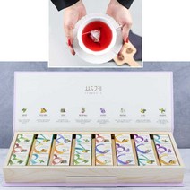 쌍계명차 큐브 우드 24p 삼각티백 명절 고급 어버이날 선물세트, 단품