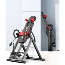 거꾸리운동기구 홈트 가정용 허리 혈액순환 거꾸로, (블루블랙) 사각튜브+어깨받침+에어백+럼버패드