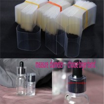 실링필름400 개몫 pvc 투명 열 수축 밴드 슬리브 에센셜 오일 병, 직경 73mm 높이120mm