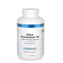 더글라스랩 울트라프리벤티브3 종합비타민 멀티비타민 피로 활력 영양제 180정 Ultra Preventive3 Douglas Laboratories, 1개