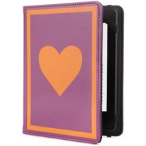 킨들 이북리더기 ebook 리더기 미국아울렛 조나단 애들러 피스러브 커버 - 퍼플오렌지( 페이퍼화이트 앰프에 적합 터치), 보라색주황색 평화 사랑