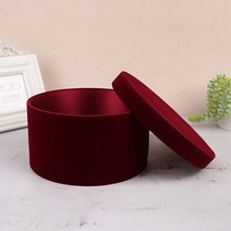 선물 파우치 1PC 라운드 벨벳 꽃 상자 선물 포장 중국어 발렌타인 데이 칠석 장식 웨딩 사탕 복주머니 외국인친구 사주단자 한지공예, 기타 (ae˚) frequ, 02 WR