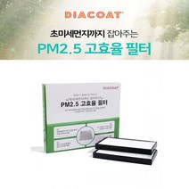 다이아코트 기아자동차 초미세먼지 차량용 에어필터 에어컨필터, K03-모하비(08.01~)