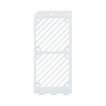 IceManCooler Ssupd Meshliciou 컴퓨터 PCI 위치 팬 브래킷 2X6cm 홀더 흰색 검정색, 01 White_01 ICE-SSU-260
