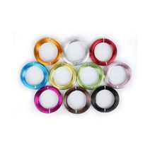 포비월드 칼라 공예철사 2.0 (16M) / 2mm 철사 소품 공예품 (10컬러-금색/은색/빨강/파랑/노랑/연두/분홍/보라/갈색/검정), 분홍