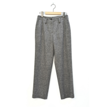 비꼴리끄 해링본 울 기본팬츠