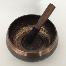 싱잉볼 네팔 티베트어 소리 그릇 7 사이즈 말레이시아 불교 요가 명상 풍수, 13cm stick