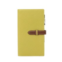MATT 마뜨 [속지증정]마뜨 48절 사피아노 소가죽 끼움형 6공 다이어리(라임그린)D72062 만년다이어리, (라임그린)D72062 내부각인
