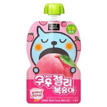 (무료배송)쿠우젤리 복숭아포도 130mlX10PU, 1_MM2977_쿠우젤리 복숭아 130ml X 10PU