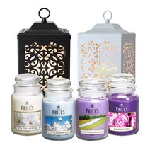 스크롤 캔들워머 페탈리캔들 라지자 세트(전구 포함), 스크롤 화이트+페탈리-코튼플라워