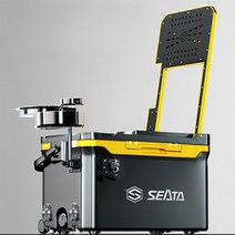 SEATA 40L 낚시좌대 상자 아이스박스 의자 쿨러 이동식 캠핑 캐리어 캐리쿨러 낚시용, 블랙레드 박스단품