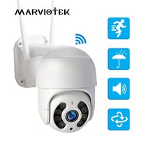 자동 추적 IP 카메라 야외 야간 투시경 미니 스피드 돔 CCTV 카메라 1080P 홈 보안 비디오 감시 ipcam Camara 5MP, 2700P 12V 전원, 협력사, EU 플러그