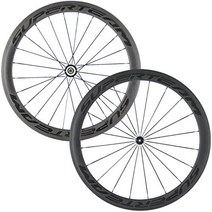 슈퍼팀 2.0인치 (50 mm) 카본 섬유 로드 자전거 바퀴 700C 클린처 휠셋 23mm, 1개