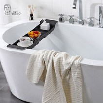 모던블랙 욕조 욕실 반식욕 테이블 트레이 거치대 욕실트레이-72394EA, G_ 1, G_ 본상품선택