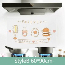온장고 음료온장고30*90cm 또는 자체 접착 주방 내유 스티커 내열성 및 캐비닛 1 장, 04 B60
