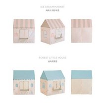 룸앤홈 하우스 키즈텐트 + 수납가방 핑크, 숲속작은집