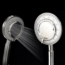 3단 조절 샤워기 헤드 절수 샤워기헤드 3단 안마샤워기헤드 샤워기헤드교체 샤워헤드교체 절수3WAY샤워기헤드 3단조절 샤워기헤드 수압상승 3단물줄기 맛사지샤워기 헤드, 1개