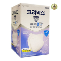 크리넥스 KF-AD 시원한 비말 차단 라이트핏 쿨 귀가편한 마스크 대형 30입, 대형/30매입, 14세트