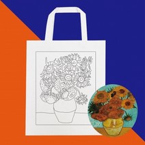 [두두엠] 명화의 재구성 에코백 (해바라기), 해바라기