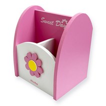 천하 스위트데이 나무 꽃펜꽂이/연필꽂이 펜통