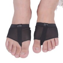 발레토슈즈 성인 취미밸리 댄스 하프 슈즈 커버 프론트 솔 발 보호 발레 체조 연습 밑창 여성, 02 35, 02 검정