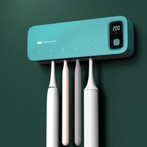 스마트 고급 칫솔 건조기 살균기 걸이 가정용 자동건조, Green-UVC Sterilizer_도착지 한국