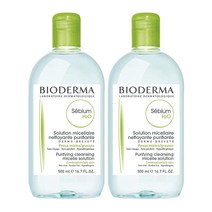 Bioderma 세비움 H2O 미셀라 클렌징 워터, 펌프 없이_16.7 Fl Oz(2개들이 팩)
