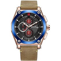 MEGIR Fashion Sport Watch Men Luxury Brand Men Quartz Watches Chronogragph Clock Leather Band Army