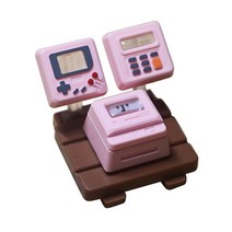 키캡 k-04 키보드 3 in 1 기계식 클래식 레트로 귀여운 투명 슈트 귀여운 버튼 맞춤형, 분홍색
