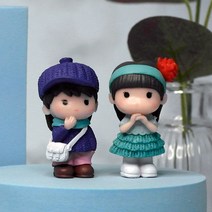 로즈하오 눈에 확 띄는 깜찍한 카 인테리어(인형2 + 패드1) 거치형 차량용 인테리어, 1 민트